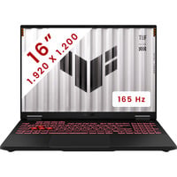 ASUS TUF Gaming A16 (FA608PM-RV009W) 16"  gaming laptop Grijs | Ryzen 9 8940HX | RTX 5060 | 16 GB | 1 TB SSD | 165 Hz