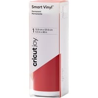 Cricut Joy Smart Vinyl - Permanent - Mat Red snijvinyl Rood, 122 cm