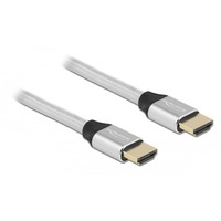 DeLOCK Ultra High Speed HDMI kabel Zilver, 2 meter, 8K 60Hz, 48 Gbps