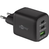 goobay 65W GaN USB-C PD Multiport Quick Charger Nano Zwart