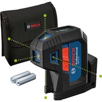 Bosch GPL 5 G Professional puntlaser Blauw/zwart, Groene laserpunten