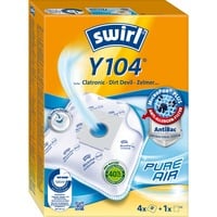 Swirl Y104 Pure Air stofzuigerzak 4 zakken, luchtafvoerfilter