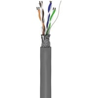 goobay Netwerkabel Cat.5e SF/UTP Grijs, 100 meter, Kabelrol