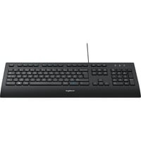 Logitech K280e toetsenbord Zwart, EU lay-out (QWERTY), Rubberdome