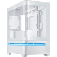 ASUS PRIME AP202 TG ARGB midi tower behuizing Wit | 2x USB-A | 1x USB-C | RGB | Tempered Glass