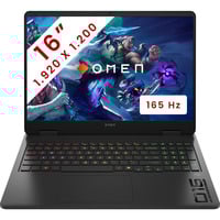 OMEN 16 (am0062nb) 16"  gaming laptop Zwart | Core Ultra 7 255H | RTX 5060 | 32 GB | 1 TB SSD | 165 Hz