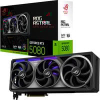 ASUS GeForce RTX 5080 ROG ASTRAL GAMING grafische kaart DLSS 4, 3x DisplayPort, 2x HDMI 2.1