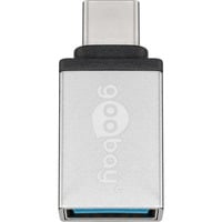 goobay USB-C / USB A OTG SuperSpeed ​​Adapter Zilver