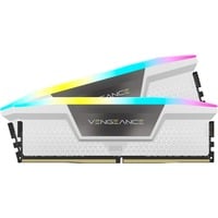 Corsair Vengeance RGB 32 GB DDR5-6000 (2x 16 GB) werkgeheugen Wit, CMH32GX5M2B6000C30W, XMP 3.0