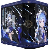 HYTE Hoshimachi Suisei Y70 midi tower behuizing Blauw | 2x USB-A | 1x USB-C | Tempered Glass
