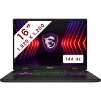 MSI Sword 16 HX (B14VFKG-016BE) 16" gaming laptop Grijs | Core i7-14700HX | RTX 4060 | 16 GB | 1 TB SSD | 144 Hz