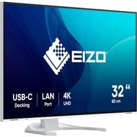 EIZO FlexScan EV3240X-WT 32" 4K UHD monitor Wit, 2x HDMI, DisplayPort, 3x USB-A, USB-B, 2x USB-C, RJ-45