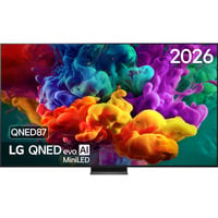 LG QNED87 evo AI (100QNED87B6) 100" Ultra HD QNED-tv Zwart, 4x HDMI, 2x USB, Optisch, Bluetooth, LAN, WLAN, CI+, HDR10, Dolby Vision