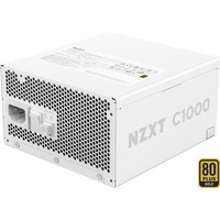 NZXT C1000 Gold ATX 3.1, 1000 Watt voeding Wit, 1x 12VHPWR, 3x PCIe, kabelmanagement