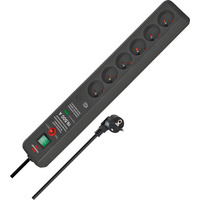 Brennenstuhl Secure-Tec stekkerdoos 6x stekker