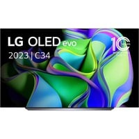 LG OLED83C34LA 83" Ultra HD OLED-tv Zwart, 4x HDMI, 3x USB, Optisch, CI+, Bluetooth, LAN, WLAN, HDR, Dolby Vision