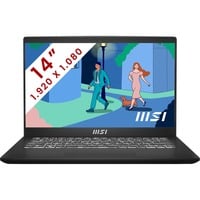 MSI Modern 14 (C12M-476BE) 14" laptop Zwart | Core i3-1215U | Iris Xe Graphics | 8 GB | 512 GB SSD