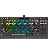 Corsair K70 RGB TKL CHAMPION SERIES mechanisch gaming toetsenbord Zwart, BE lay-out (AZERTY), Corsair OPX, 80% (TKL), RGB leds, TKL, PBT double-shot