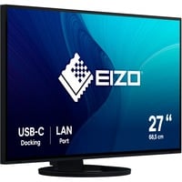 EIZO FlexScan EV2795-BK 27" monitor Zwart, HDMI, DisplayPort, 3x USB-A, USB-B, 2x USB-C, RJ-45