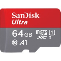 SanDisk Ultra microSDXC 64 GB geheugenkaart Class 10, UHS-I, SDSQUA4-064G-GN6MA