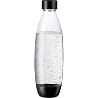 SodaStream Fuse kunststof flessen kan Transparant/zwart, 2 stuks, 1 liter