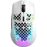 SteelSeries Aerox 3 Snow 2022 gaming muis Wit, 8500 dpi, RGB leds