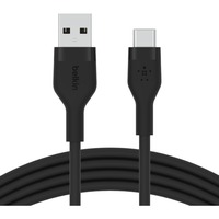 Belkin BOOSTCHARGE Flex USB-A/USB-C-kabel Zwart, 1 meter