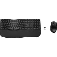 HP 680 Comfort draadloze desktopset Zwart, BE lay-out (AZERTY), 100%, 1200 dpi - 4000 dpi