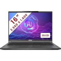 MSI Creator A16 AI+ (A3XVGG-232BE) 16" laptop Grijs | Ryzen AI 9 HX 370 | RTX 4070 | 32 GB | 2 TB SSD | 240 Hz