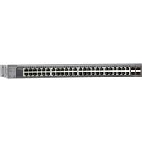 Netgear 48-poorts Gigabit Smart switch met 4 SFP+ poorten Grijs, 10 Gb, Insight cloudbeheer