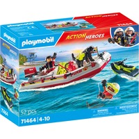 PLAYMOBIL City Action - Brandweerboot met waterscooter Constructiespeelgoed