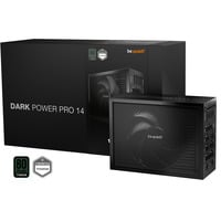 be quiet! Dark Power Pro 14 IO modulaire 1600 watt voeding  Zwart, 2x 12V-2x6, 6x PCIe