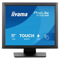 iiyama ProLite T1731SR-B2S 17" touchscreen monitor Zwart, VGA, HDMI, DisplayPort, Audio, Touch