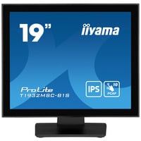 iiyama ProLite T1932MSC-B2S 19" touchscreen monitor Zwart, VGA, HDMI, DisplayPort, Audio, Touchscreen