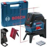 Bosch BOSCH GCL 2-15 Kombil. + Deckenkl.KOFFER kruislijnlaser Blauw/zwart