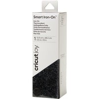 Cricut Joy Smart Iron-On - Glitter Black bedrukkingsmateriaal Zwart, 48 cm