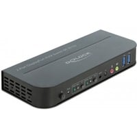DeLOCK DisplayPort 1.4 + USB 3.0 en audio kvm-switch 