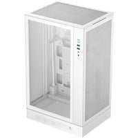DeepCool CH270 DIGITAL mini tower behuizing Wit | 2x USB-A | 1x USB-C | Tempered Glass