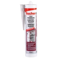 fischer Premium sanitaire siliconenkit DSSA SW Grijs