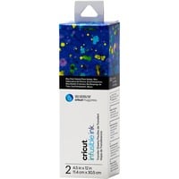 Cricut Infusible Ink Sheets Patterns - Blue Paint Splash bedrukkingsmateriaal Meerkleurig, 11.5 x 30 cm