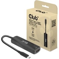 Club 3D USB-C naar HDMI adapter Zwart, 8K, 100 W