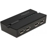 DeLOCK USB-switch 2.0 - 4 pc's naar 4 apparaten 