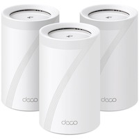 TP-Link Deco BE65 WiFi 7 Mesh Tri-Band 3-Pack mesh router Wit, 3 stuks