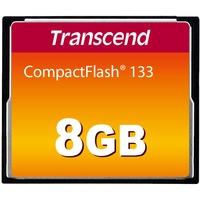 Transcend CompactFlash Card 8 GB geheugenkaart Zwart