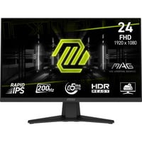 MSI MAG 244F 23.8" gaming monitor Zwart, HDMI, DisplayPort, 200 Hz