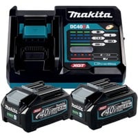 Makita Maki Power Source Kit Li 40V 2,5Ah oplader Zwart/blauw