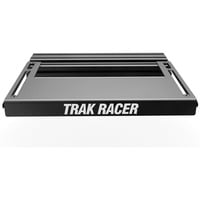 Trak Racer Universele profielpedaalmontage met hielplaat bevestiging Zwart
