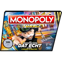 Hasbro Monopoly - Turbo Bordspel Nederlands, 2 - 4 spelers, 10 minuten, Vanaf 8 jaar