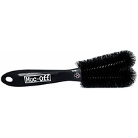 Muc-Off Two Prong Brush reinigingsborstel Zwart