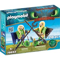 PLAYMOBIL Dragons - Schorrie en Morrie in vliegpak Constructiespeelgoed 70042